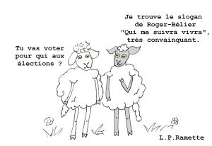 Se suivre comme des moutons... Pas si bête ! (L. P. Ramette)